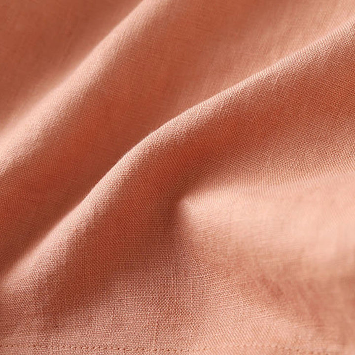 Short en coton uni avec fermeture éclair et boutons pour femme avec poches et Buddha Stones - image 8