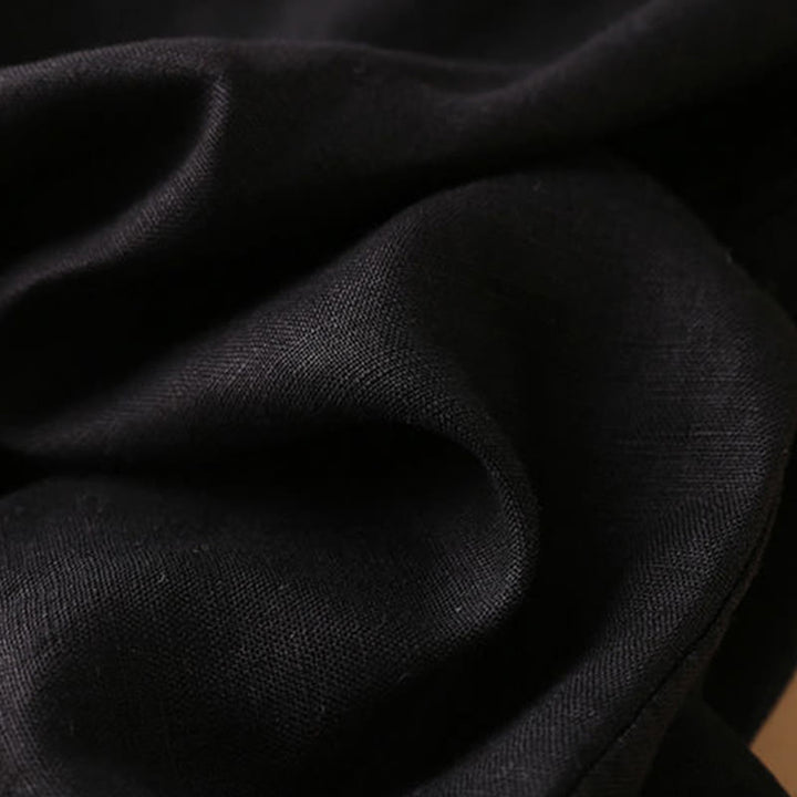 Short en coton uni avec fermeture éclair et boutons pour femme avec poches et Buddha Stones - image 27