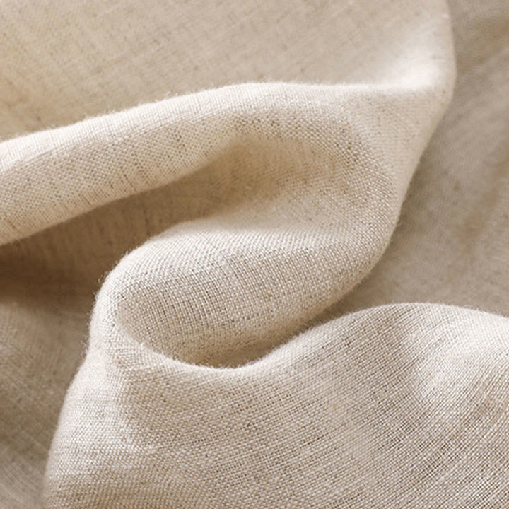 Short en coton et lin à lacets pour femme avec poches et taille contrastée et Buddha Stones - image 8