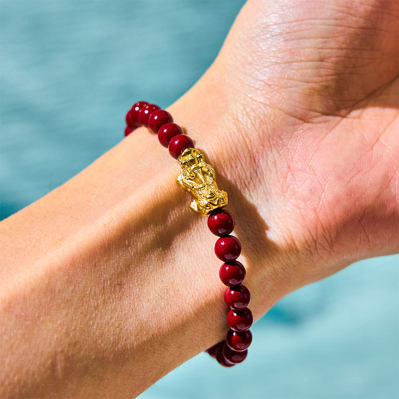 Bracelet de bénédiction Pixiu en Buddha Stones