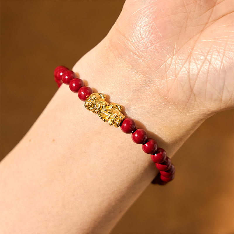 Bracelet de bénédiction Pixiu en Buddha Stones