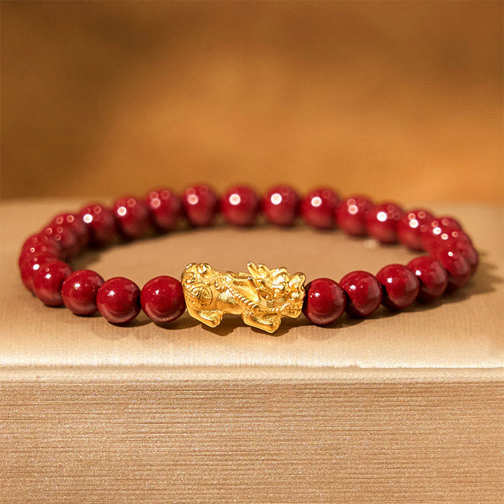 Bracelet de bénédiction Pixiu en Buddha Stones