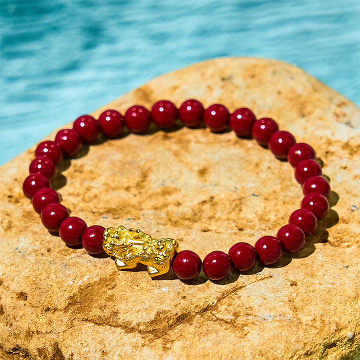 Bracelet de bénédiction Pixiu en Buddha Stones