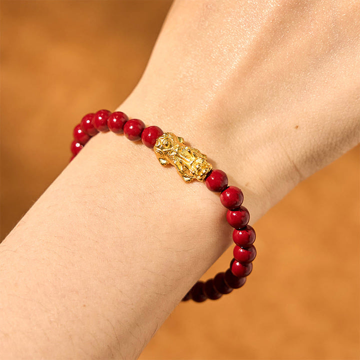 Bracelet de bénédiction Pixiu en Buddha Stones