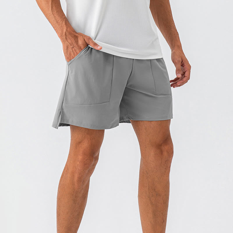 Short de sport décontracté en nylon à séchage rapide avec poches pour hommes Buddha Stones - image 4