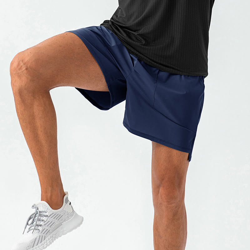 Short de sport décontracté en nylon à séchage rapide avec poches pour hommes Buddha Stones