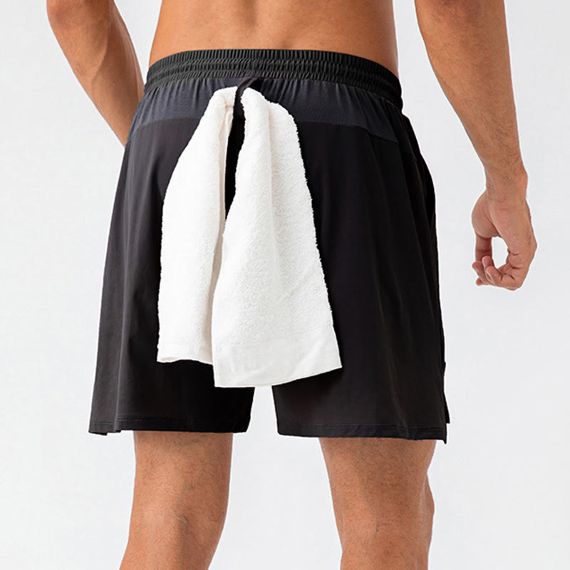 Short de sport décontracté à séchage rapide avec poches pour hommes Buddha Stones