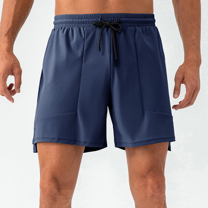 Short de sport décontracté à séchage rapide avec poches pour hommes Buddha Stones