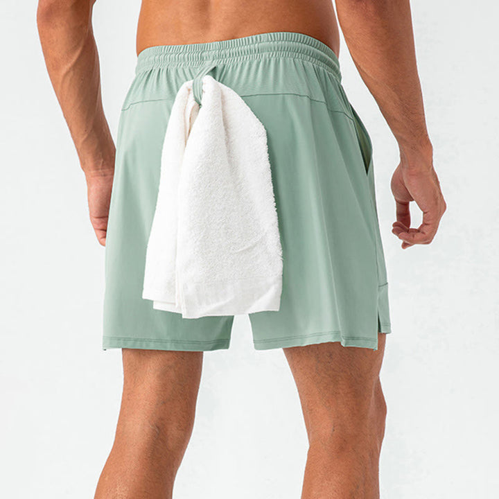 Short de sport décontracté en nylon à séchage rapide avec poches pour hommes Buddha Stones