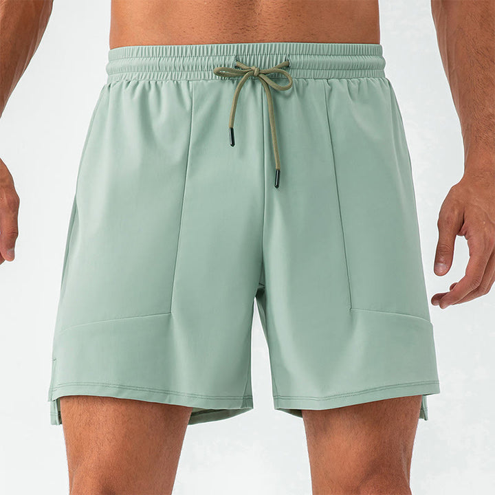 Short de sport décontracté en nylon à séchage rapide avec poches pour hommes Buddha Stones