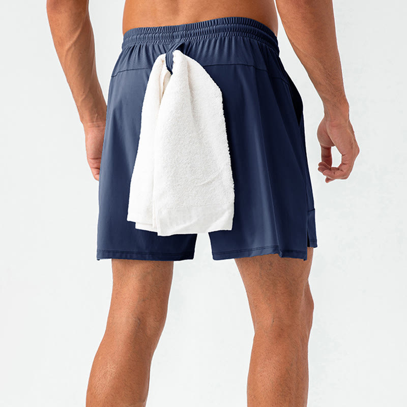 Short de sport décontracté en nylon à séchage rapide avec poches pour hommes Buddha Stones