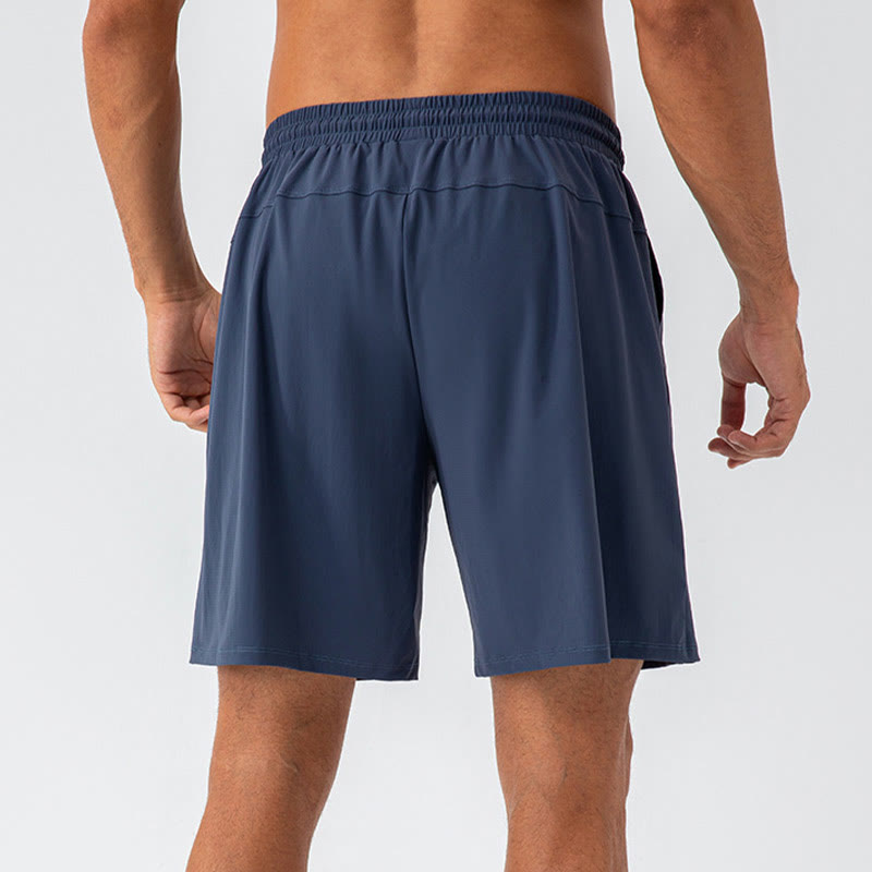 Buddha Stones Short de sport décontracté en nylon respirant et ample à séchage rapide pour homme avec poches - image 13