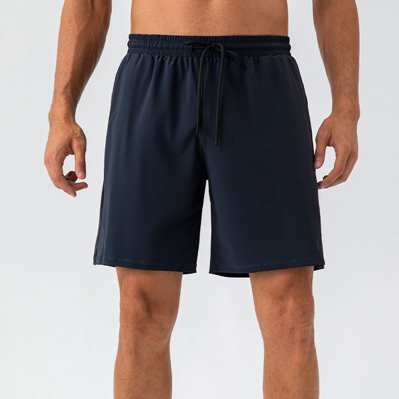 Buddha Stones Short de sport décontracté en nylon respirant et ample à séchage rapide pour homme avec poches - image 4