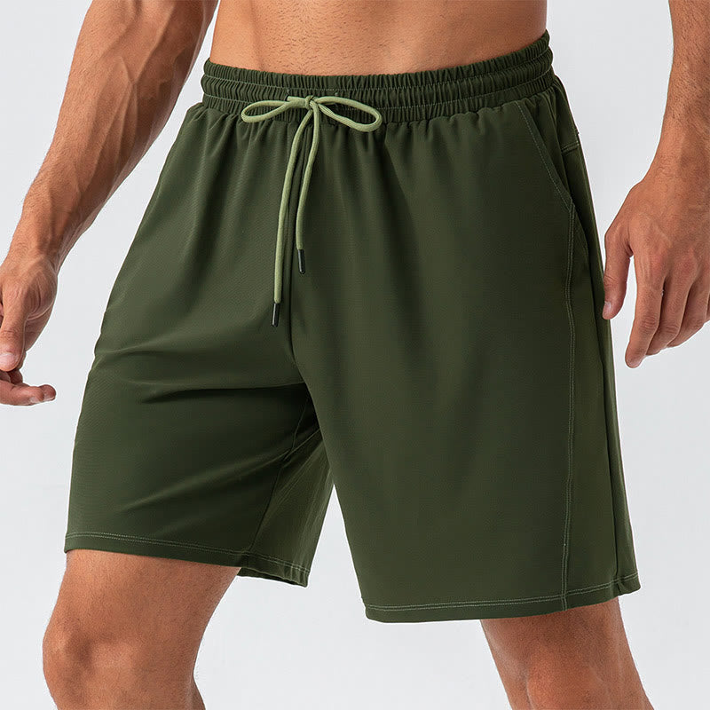 Buddha Stones Short de sport décontracté en nylon respirant et ample à séchage rapide pour homme avec poches - Vert - US/UK/AU44，EU54 (2XL) - image 18