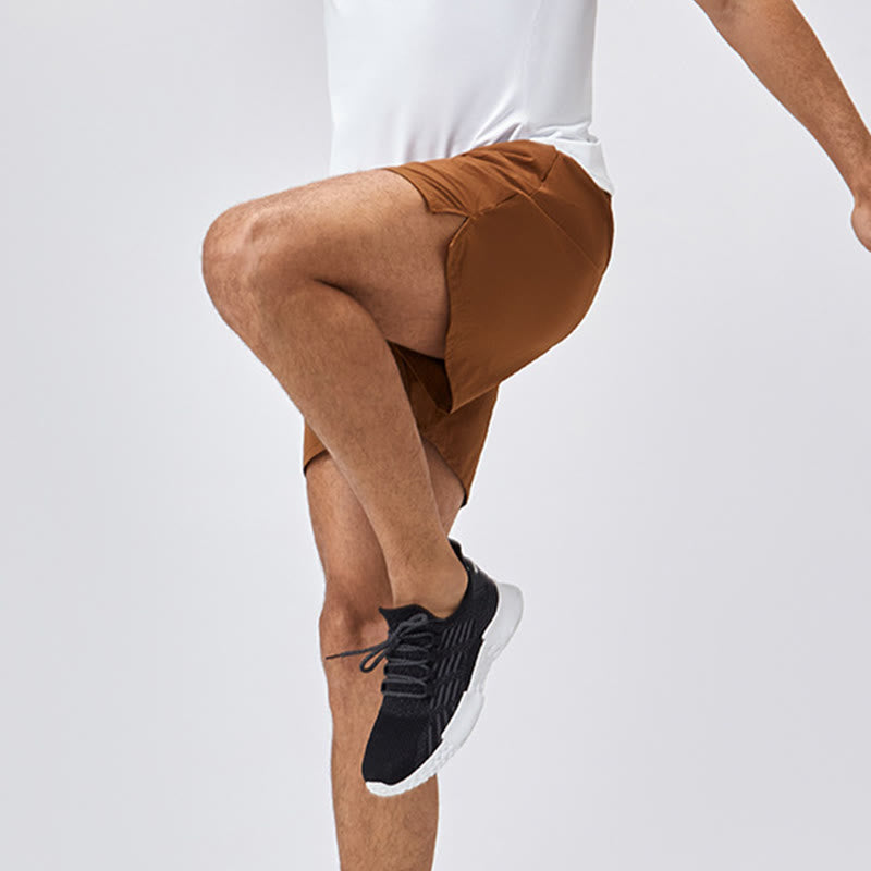 Buddha Stones Short de sport décontracté en nylon à séchage rapide pour homme avec poches - image 4