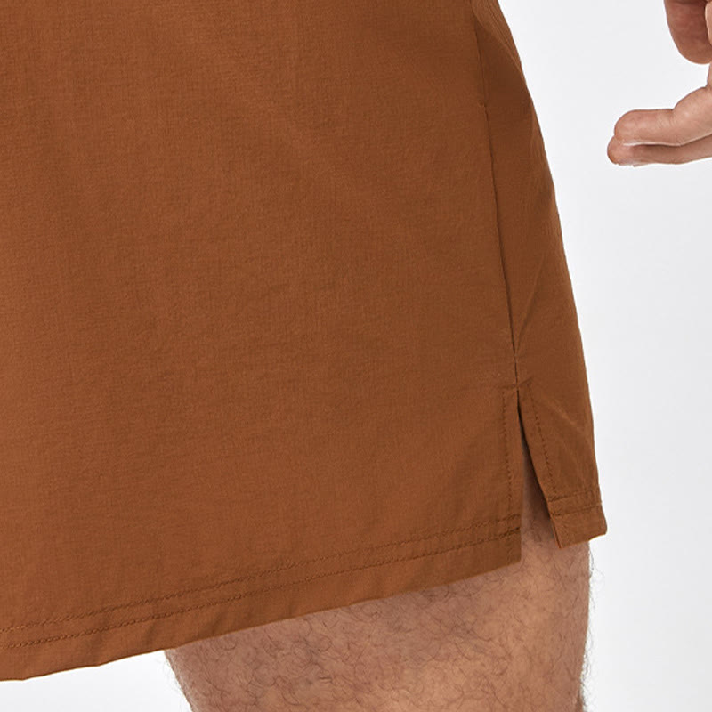 Buddha Stones Short de sport décontracté en nylon à séchage rapide pour homme avec poches - image 8