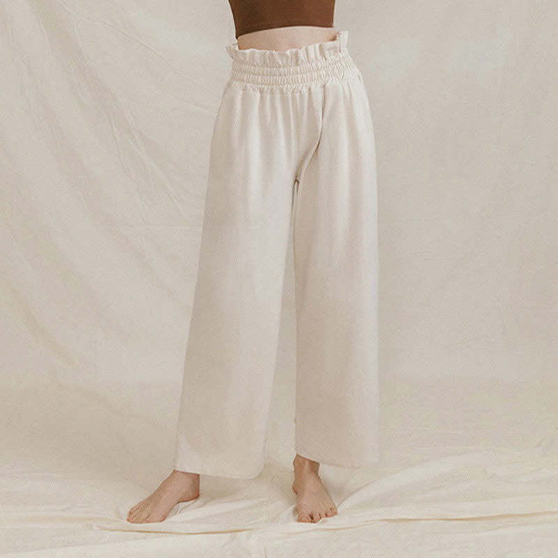 Pantalon ample en élasthanne pour femme avec poches et boucle décontractée Buddha Stones - image 16