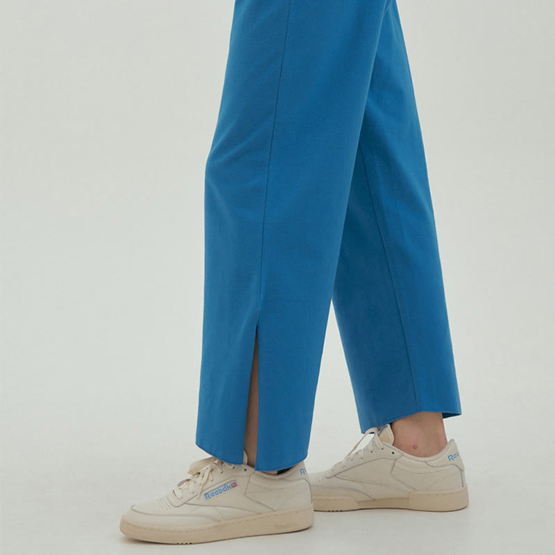 Pantalon Leica décontracté ample à ourlet noué et taille haute pour femme avec poches Buddha Stones - image 49