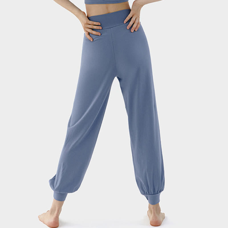 Pantalon décontracté uni taille haute à séchage rapide pour femme Leica Buddha Stones - image 11