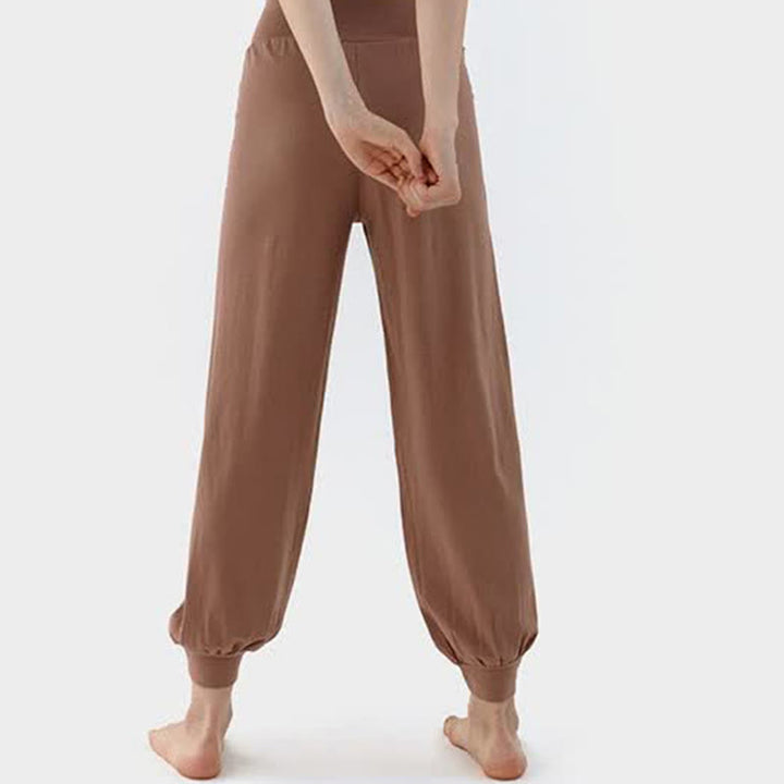 Pantalon décontracté uni taille haute à séchage rapide pour femme Leica Buddha Stones - image 3