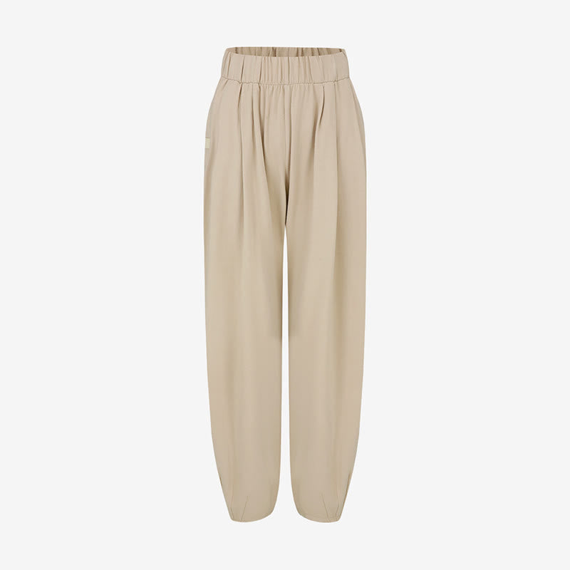 Pantalon sarouel décontracté uni respirant ample pour femme avec poches Buddha Stones Leica - image 6