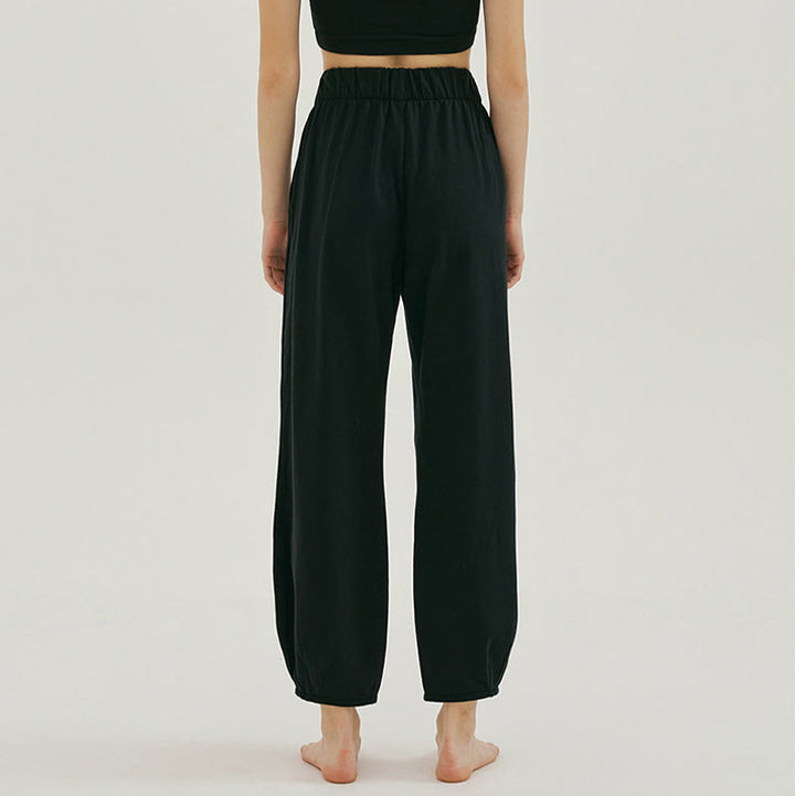 Pantalon sarouel décontracté uni respirant ample pour femme avec poches Buddha Stones Leica - image 9