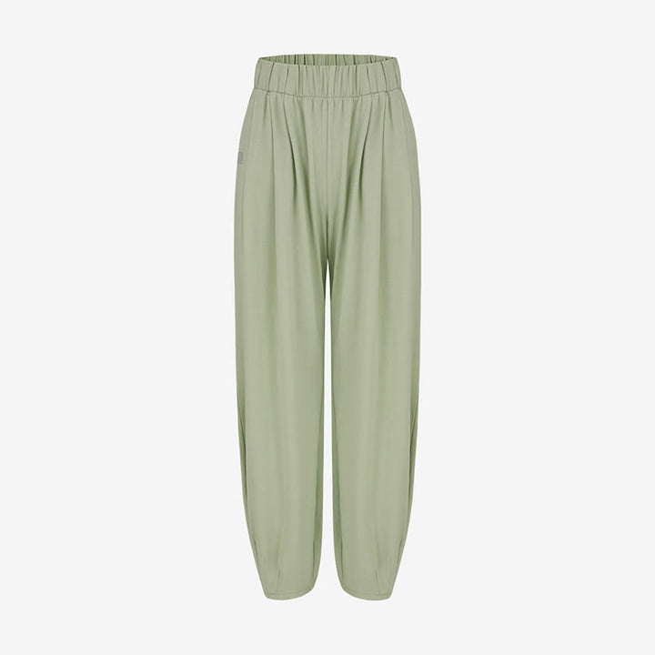 Pantalon sarouel décontracté uni respirant ample pour femme avec poches Buddha Stones Leica - image 17