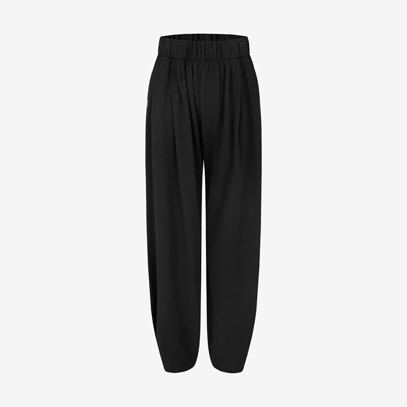 Pantalon sarouel décontracté uni respirant ample pour femme avec poches Buddha Stones Leica - image 12
