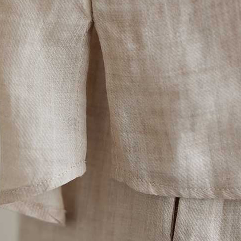 Ensemble 2 pièces en coton avec broderie de fleurs et Buddha Stones , haut et pantalon, vêtements de méditation Zen Tai Chi pour femmes - image 25