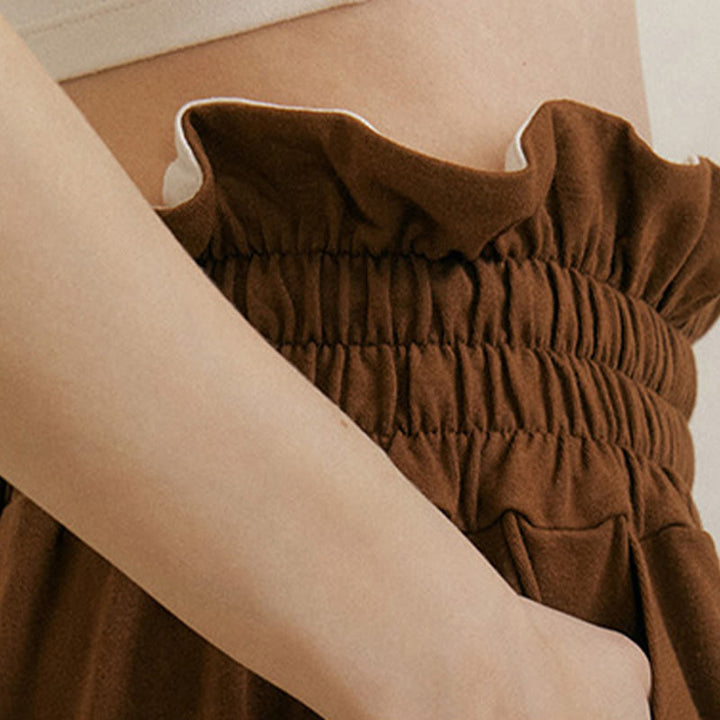 Pantalon ample en élasthanne pour femme avec poches et boucle décontractée Buddha Stones - image 8