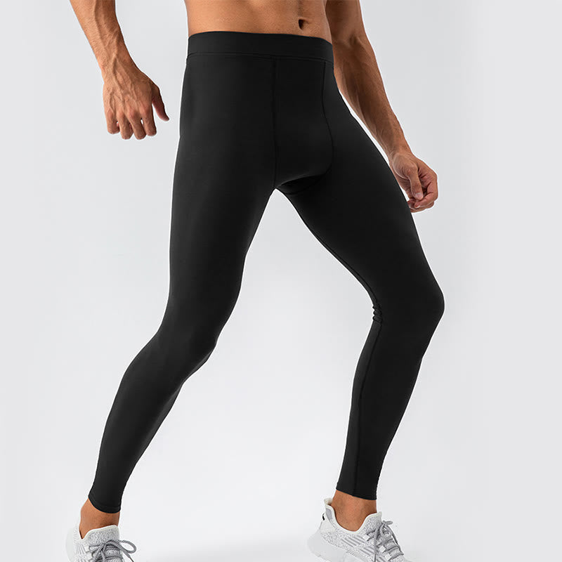 Pantalon de sport élastique respirant taille haute pour homme Buddha Stones - Noir - US/UK/AU44，EU54 (2XL) - image 0