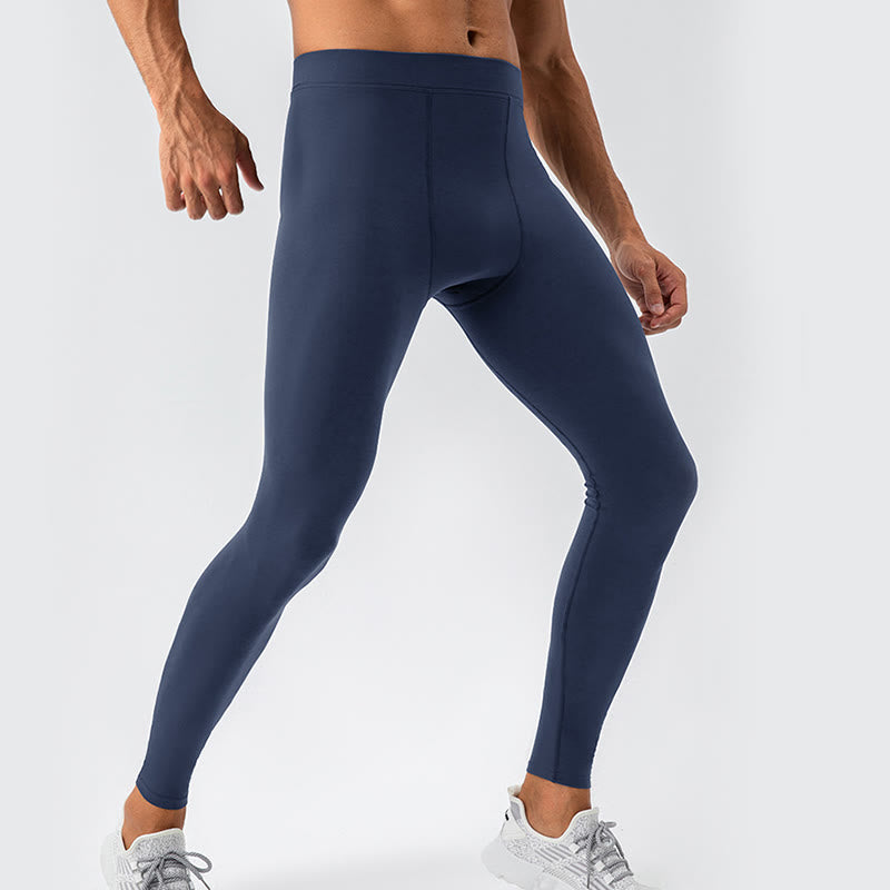 Pantalon de sport élastique respirant taille haute pour homme Buddha Stones