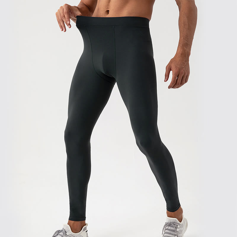 Pantalon de sport élastique respirant taille haute pour homme Buddha Stones