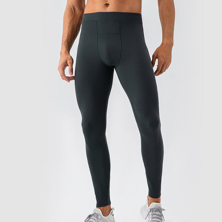 Leggings de sport taille haute élastiques à séchage rapide et respirants pour hommes Buddha Stones - Gris foncé - US/UK/AU44，EU54 (2XL) - image 19