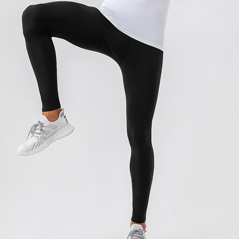 Pantalon de sport élastique respirant taille haute pour homme Buddha Stones - image 5