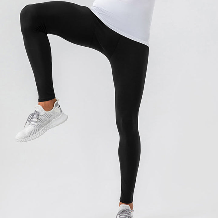 Pantalon de sport élastique respirant taille haute pour homme Buddha Stones - image 5