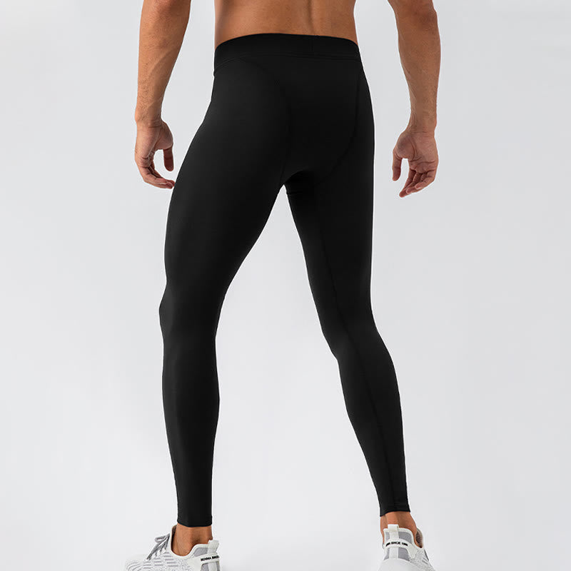 Pantalon de sport élastique respirant taille haute pour homme Buddha Stones