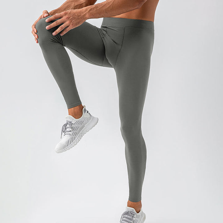 Pantalon de sport élastique respirant taille haute pour homme Buddha Stones
