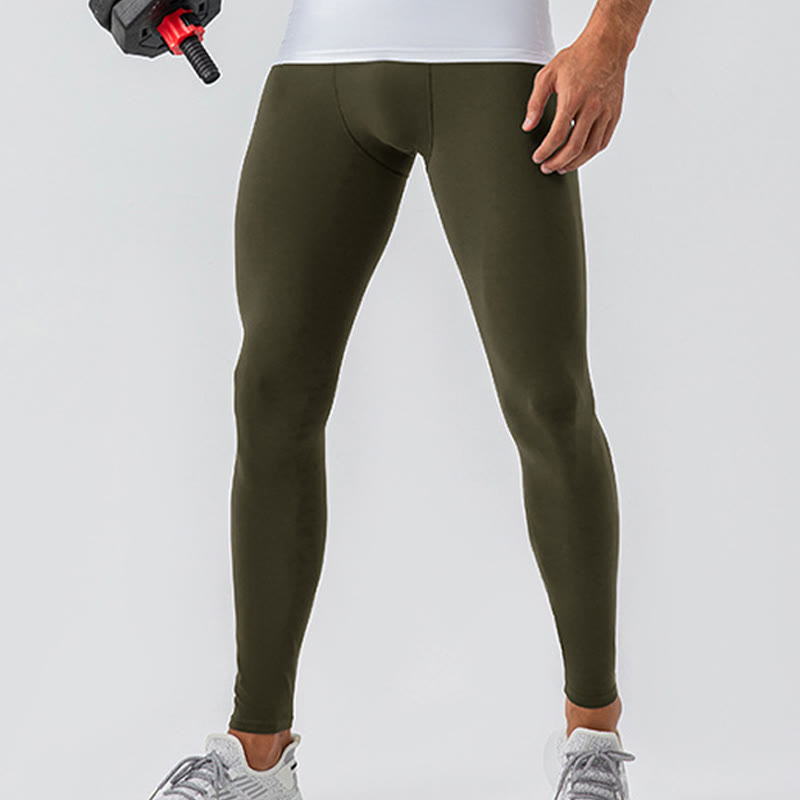 Pantalon de sport élastique respirant taille haute pour homme Buddha Stones