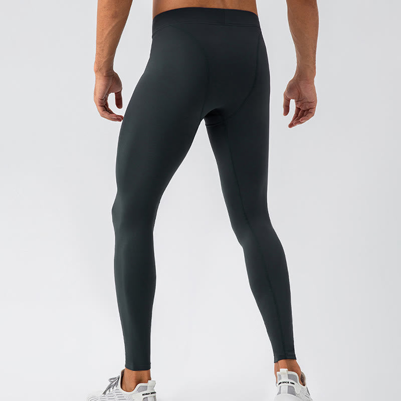 Pantalon de sport élastique respirant taille haute pour homme Buddha Stones