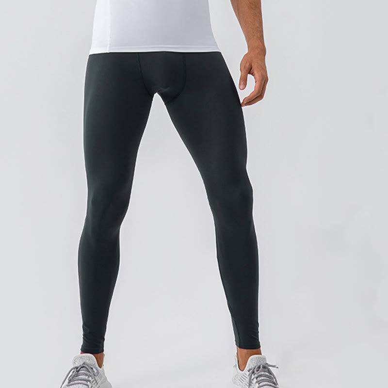 Pantalon de sport élastique respirant taille haute pour homme Buddha Stones