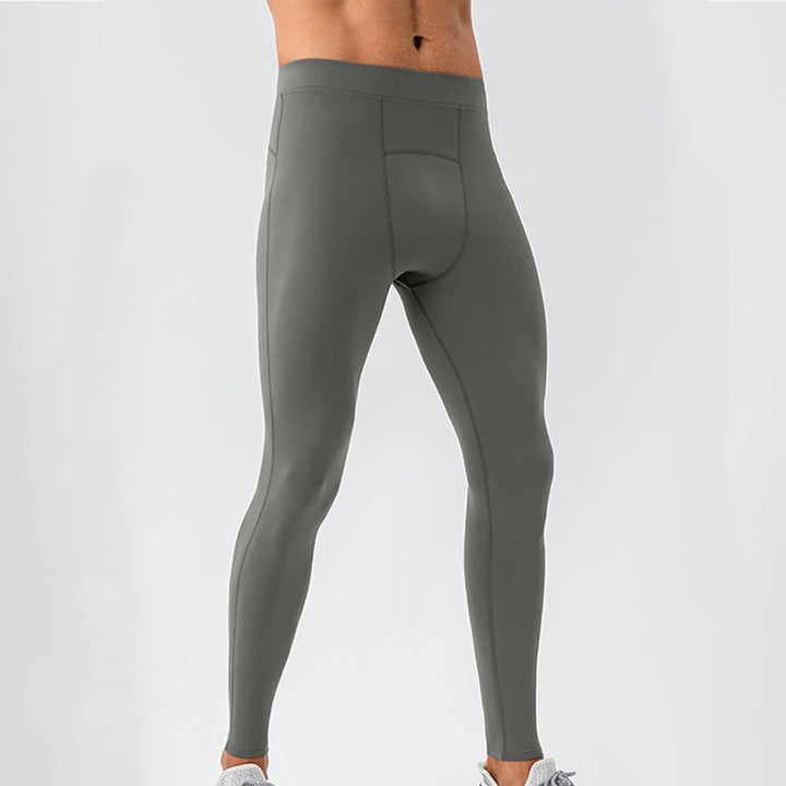 Leggings de sport taille haute élastiques à séchage rapide et respirants pour hommes Buddha Stones - image 2
