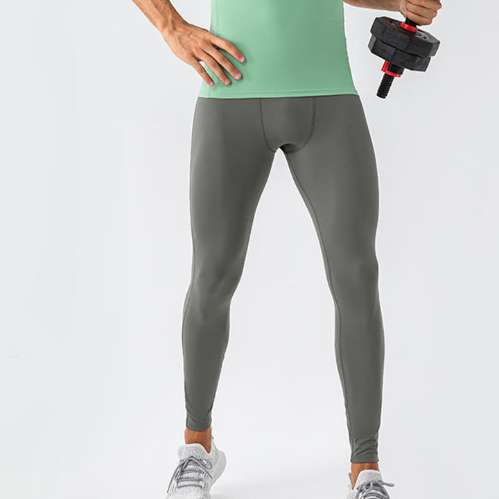 Leggings de sport taille haute élastiques à séchage rapide et respirants pour hommes Buddha Stones - image 14