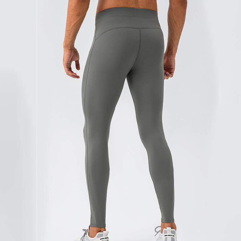 Leggings de sport taille haute élastiques à séchage rapide et respirants pour hommes Buddha Stones - image 3