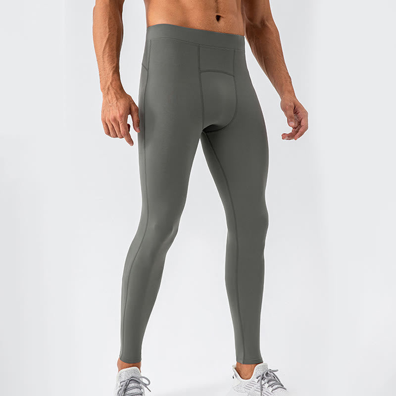 Leggings de sport taille haute élastiques à séchage rapide et respirants pour hommes Buddha Stones - image 15