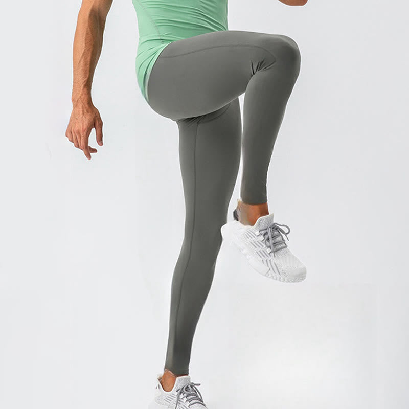 Leggings de sport taille haute élastiques à séchage rapide et respirants pour hommes Buddha Stones - image 7