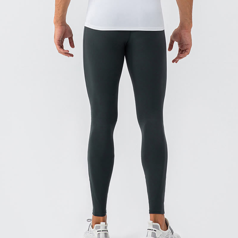Leggings de sport taille haute élastiques à séchage rapide et respirants pour hommes Buddha Stones - image 23
