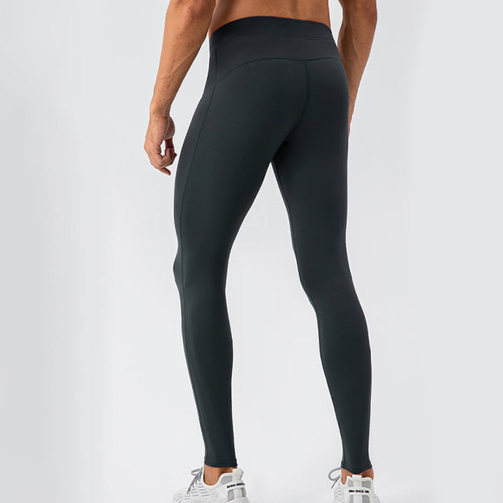 Leggings de sport taille haute élastiques à séchage rapide et respirants pour hommes Buddha Stones - image 21