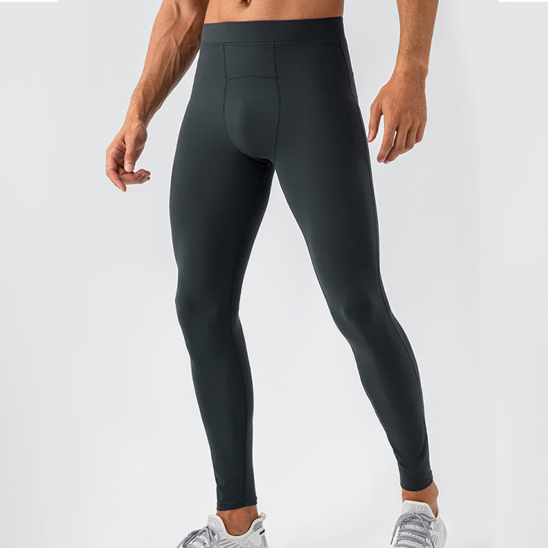 Leggings de sport taille haute élastiques à séchage rapide et respirants pour hommes Buddha Stones - image 20