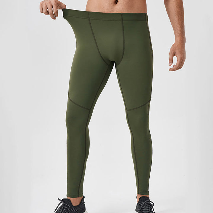 Leggings de sport élastiques et respirants pour homme, couleur Buddha Stones, taille haute, avec poche arrière zippée - image 29